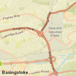Basingstoke Street Map