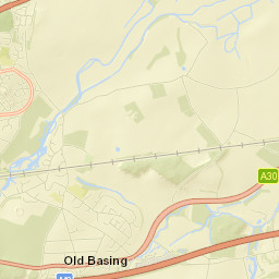 Old Basing Street Map