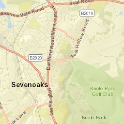 Sevenoaks Street Map