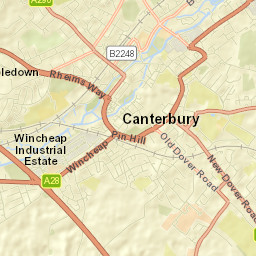 Canterbury Street Map