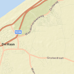 De Haan Street Map