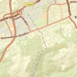 Schwelm Street Map