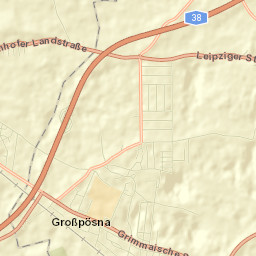 Großpösna Street Map