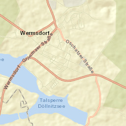 Wermsdorf Street Map