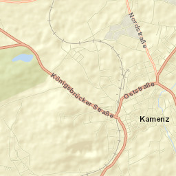 Kamenz Street Map