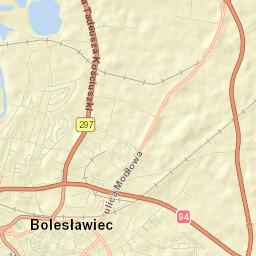 Bolesławiec Street Map