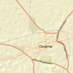 Chojnów Street Map