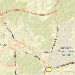 Brzeg Dolny Street Map