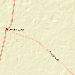 Gowarczów Street Map