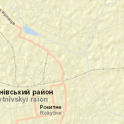 Rokytne Street Map