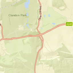 West Clandon Street Map
