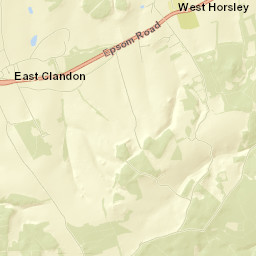 West Horsley Street Map
