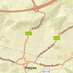 Reigate Street Map