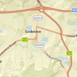Godstone Street Map