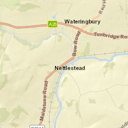 Wateringbury Street Map