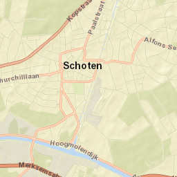 Schoten Street Map