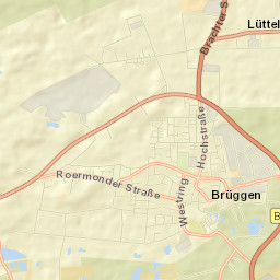 Brüggen Street Map