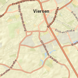 Viersen Street Map