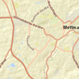 Mettmann Street Map