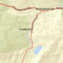 Großalmerode Street Map