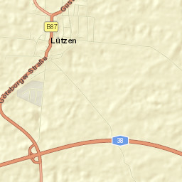 Lützen Street Map