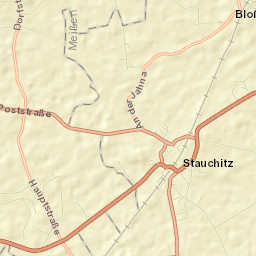 Stauchitz Street Map