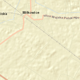 Miłkowice Street Map