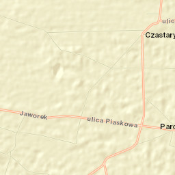 Czastary Street Map