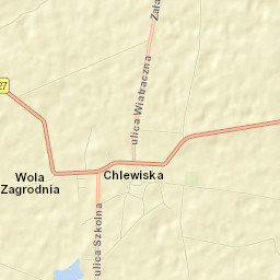 Chlewiska Street Map
