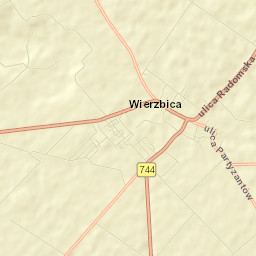 Wierzbica Street Map