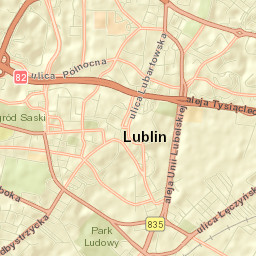 Lublin Street Map
