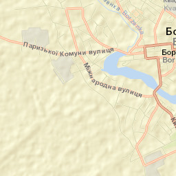 Borzna Street Map