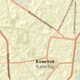 Konotop Street Map