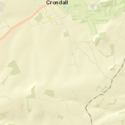 Crondall Street Map