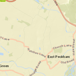 East Peckham Street Map