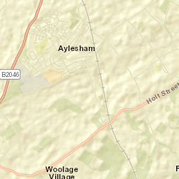 Aylesham Street Map