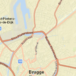 Brugge Street Map