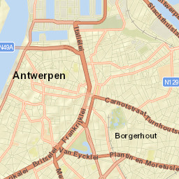 Antwerpen Street Map