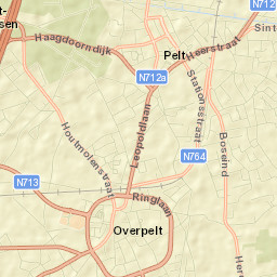 Overpelt Street Map