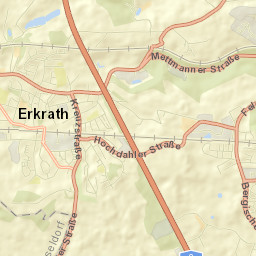 Erkrath Street Map