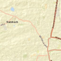 Mühlhausen Street Map