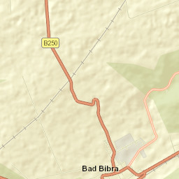 Bad Bibra Street Map