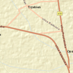 Łęka Opatowska Street Map