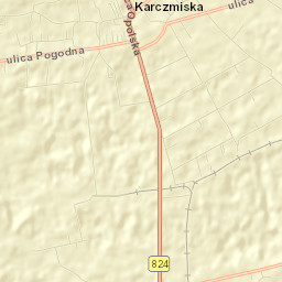 Karczmiska Street Map