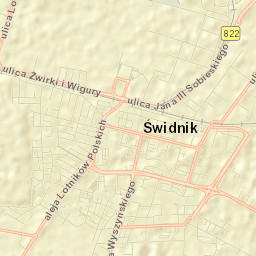 Świdnik Street Map