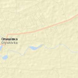 Olyshivka Street Map