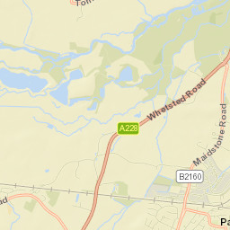 Paddock Wood Street Map