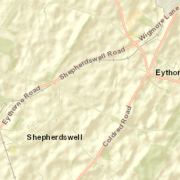 Eythorne Street Map