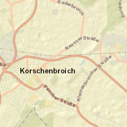 Korschenbroich Street Map