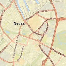 Neuss Street Map
